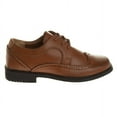 thumbnail image 2 of Josmo Boys Wingtip Oxford Lace Dress Shoes, Color: Tan, Size: 3, 2 of 7