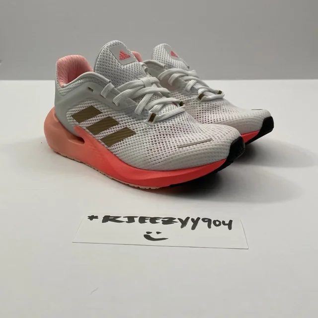Womens Size 5.5 Ad-id-as Running AlphaTorsion Shoes EG5077 Athletic White Pink New