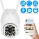 thumbnail image 4 of Cámara domo HD 1080P CCTV WiFi impermeable para exteriores con sistema de vigilancia de 32 luces enchufe 110-240VAU, 4 of 5