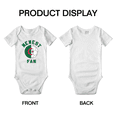 thumbnail image 3 of Newest Algeria National Soccer Team Fan Cute Baby One-pieces (White, 6-12 Months), 3 of 5