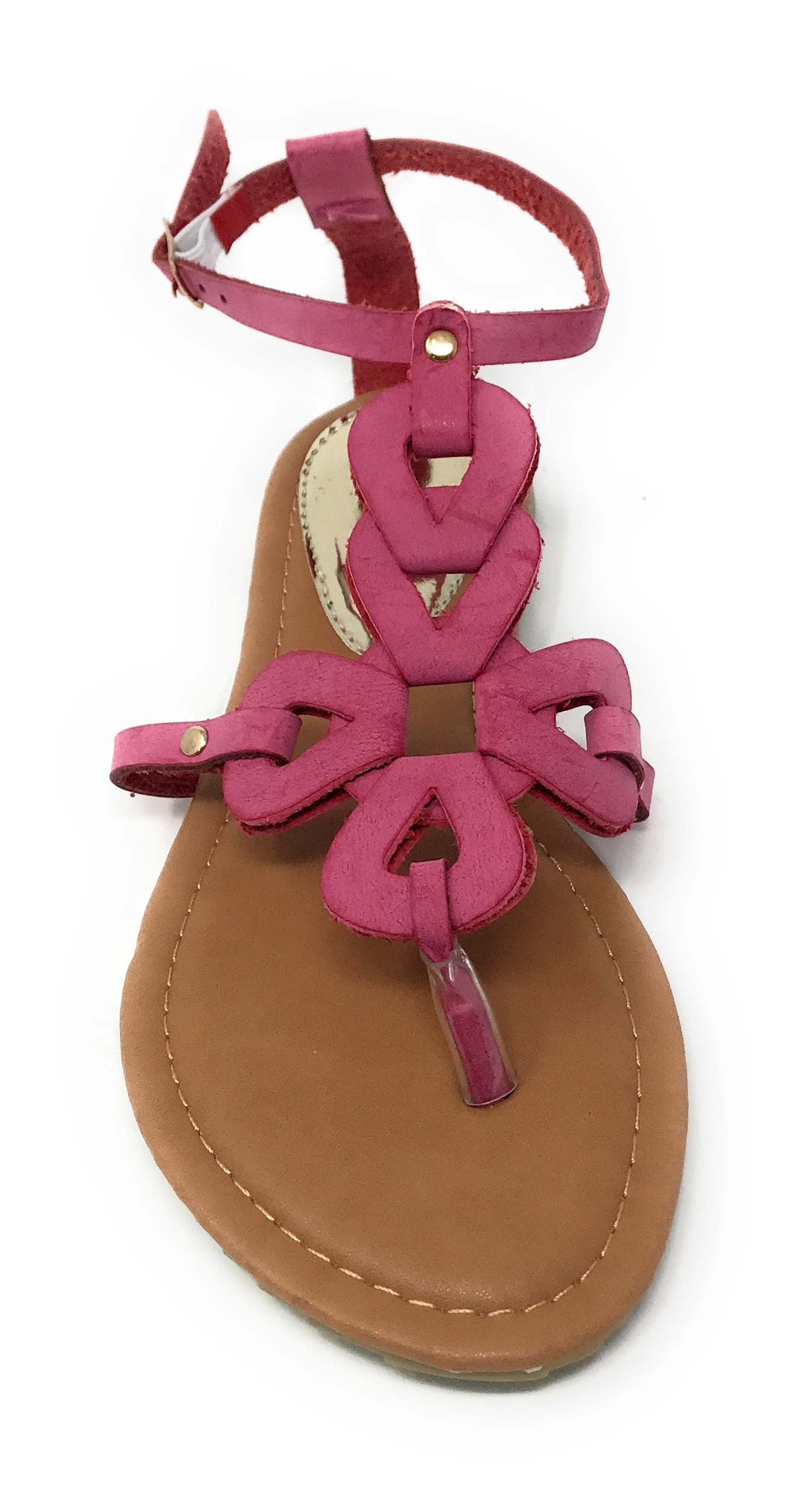 Victoria K Women's Gladiator Multi Loops Crossover Sandals