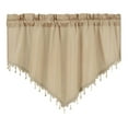 thumbnail image 2 of AUQ Valances for Windows Valance Curtains for Kitchen Bedroom Bathroom Living Room Boho Triangle Valance Curtains Farmhouse Window Valance Swag Curtains Rod Pocket Cafe Valance for Laundry Basement, 2 of 7