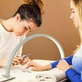 thumbnail image 5 of LED Nail Desk Lamp for Manicure Eyelash Extensions, 25W Adjustable Brightness Metal Foldable Task Light with 3 Color Modes for Salon Home Makeup Craft Reading Tattoo Brow Lamination, 5 of 9