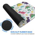 thumbnail image 6 of Long Mouse Pads for Desk,White Cute Dinosaurs Pattern Desk Mats on Top Of Desks, Desk Mouse Pad Extra Large with 3mm Non-Slip Base and Stitched Edge for Gaming,Office,Work,Home 31.5"x11.8", 6 of 6