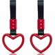 thumbnail image 1 of piezas en forma de corazón Jdm Tsurikawa anillos SUV autobús coche manija correas metro, 1 of 5