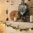 thumbnail image 2 of Adornos para árboles de Navidad, adornos navideños colgantes, adornos de arte soplado a mano con cuerdas para fiestas navideñas, decoraciones para el hogar, 2 of 5