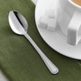 thumbnail image 2 of TrueCraftware- Set of 12 Stainless Steel Wilshire Demitasse Spoon- Stainless Steel Flatware Cutlery Kitchen Tableware Set for Home and Restaurant for Stirring Coffee Dessert Cake Ice Cream Cappuccino, 2 of 6