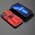 thumbnail image 3 of Compatible With iPhone 13 Phone Case Military Grade Protection Kickstand Shockproof Anti-Scratch Anti-Fingerprint Lightweight Rugged Phone Cover for Men or Women,Red, 3 of 8