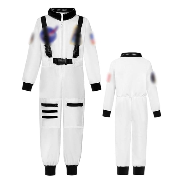 Combinaison d'Astronaute pour Garçons Aventure Spatiale pour Fête d'Halloween Jeu de Simulation
