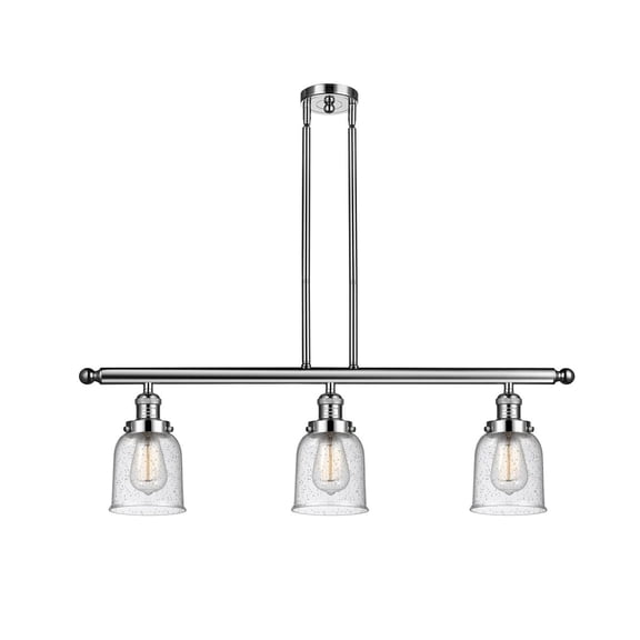 Innovations 3-LT LED Small Bell 36" Island-LT LED - Polished Nickel - 213-PN-G54-LED