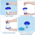 thumbnail image 4 of Diffuseur Flottant pour Piscine, 2 Pack Diffuseur de Chlore Flottant avec Débit Réglable, 4 of 5