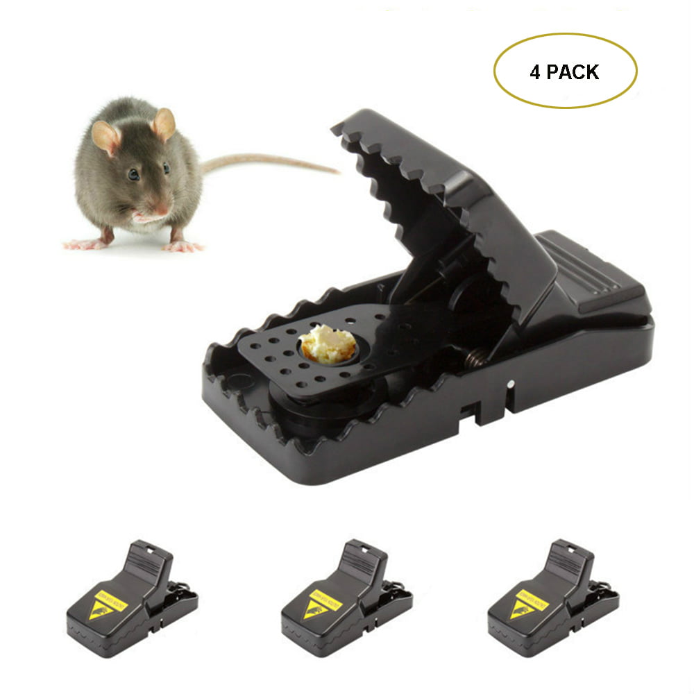 6PCS Reusable Mouse Traps Rat Trap Rodent Snap Trap Mice Trap Catcher Killer 