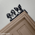thumbnail image 2 of Glowneon Fishing Cat Door Corner Metal Decor, Cat Lover Door Topper, 2 of 5