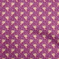thumbnail image 1 of oneOone Velvet Fuschia Pink Fabric Florals Quilting Supplies Print Sewing Fabric By The Yard 58 Inch Wide, 1 of 4