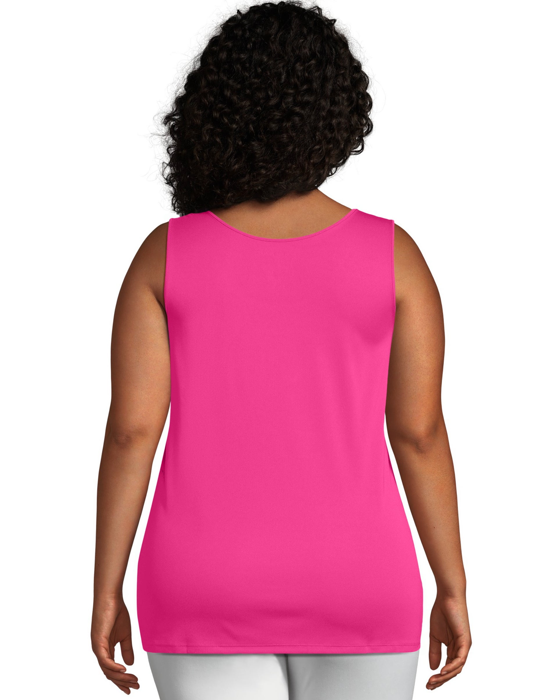 Just My Size Women's Plus Size Cool DRI Performance Scoop Neck Tank