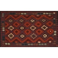 thumbnail image 1 of Ahgly Company Machine Washable Indoor Rectangle Traditional Dark Brown Area Rugs, 9' x 12', 1 of 7