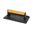 thumbnail image 1 of Thunder Group Steak Weight with Wood Handle, 4-1/8 by 8-1/4-Inch, Cast Iron, 1 of 4