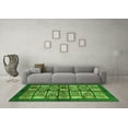 thumbnail image 3 of Ahgly Company Indoor Rectangle Abstract Green Modern Area Rugs, 2' x 5', 3 of 4