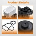 thumbnail image 4 of Engine Oil Filter Housing & Oil Cooler for VW Passat  2009-2014 03L115389H, 4 of 15