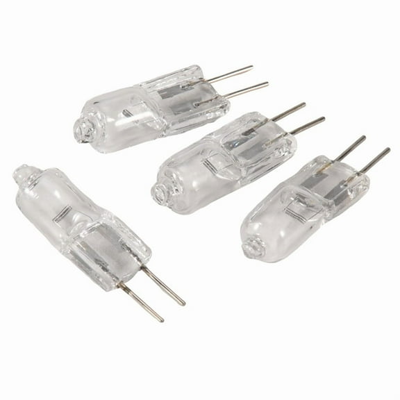 WQNZMADO 12V 20W 2 pin G4 Base Halogen Light Bulb 4 Pieces Warm White