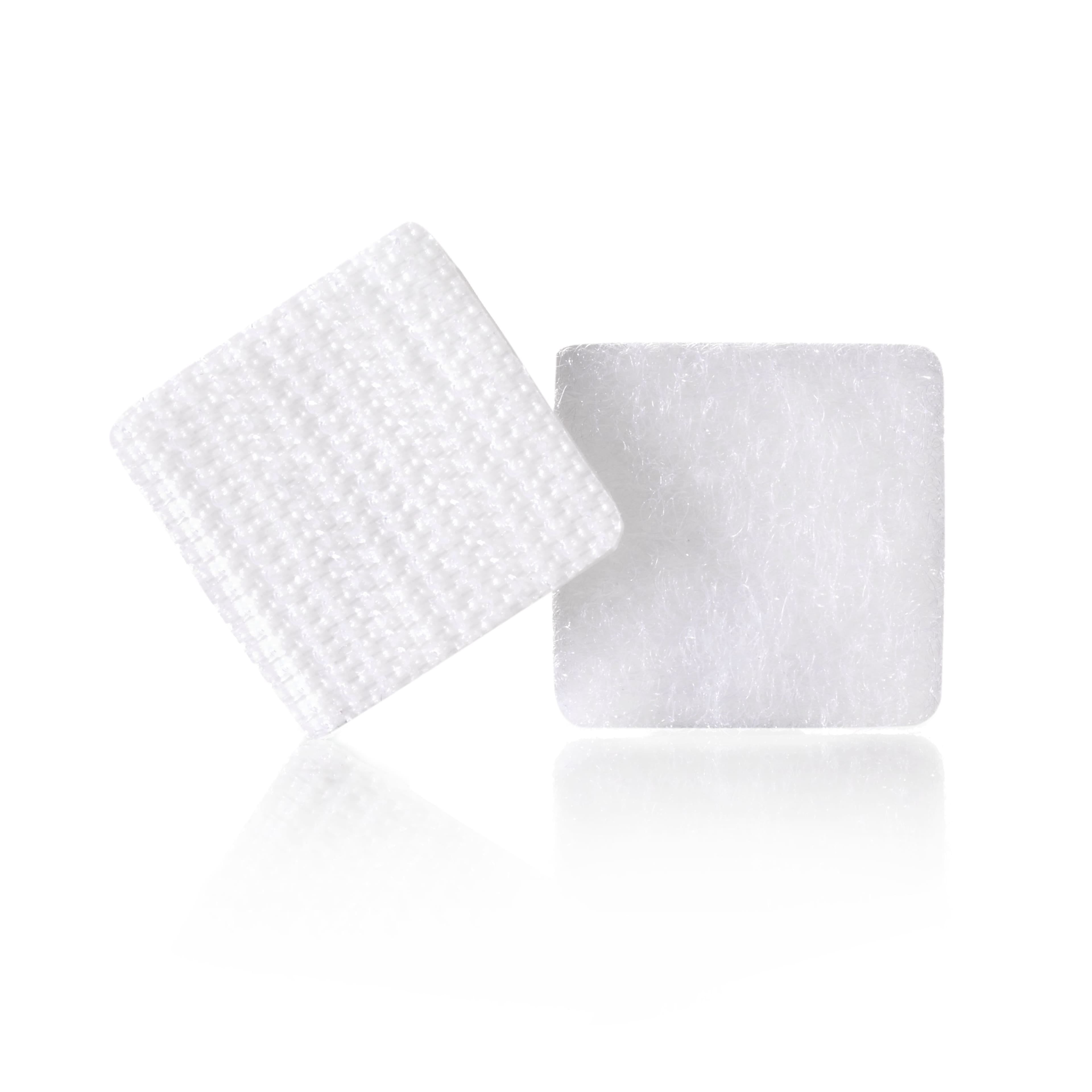 VELCRO Brand Sticky Back White Squares, 12 Packs: 12 ct. (144 total)