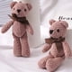 thumbnail image 4 of 15CM oso de peluche juguetes de peluche bebé lindo vestido llave colgante muñecas colgantes regalos cumpleaños boda fiesta decoración 1 pieza, 4 of 5
