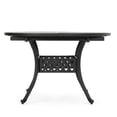 thumbnail image 2 of CoSoTower Outdoor Expandable Aluminum Dining Table, Black Sand Finish, 2 of 9