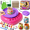 PINK, variant on Einailvk Pottery Wheel for Kids Ages 6+ with Terracotta & Clay Sculpting Tools, Complete Pottery Painting Kit, Arts & Crafts Toy for Girls Boys, Birthday & Holiday Gift, Pink