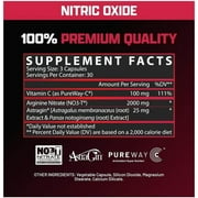 Nutrex Research NIOX Nitric Oxide Booster Pump Supplement Pre Workout with Arginine Nitrate Astragin for Blood Flow Circulation and Muscle Recovery