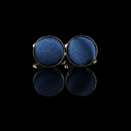 Outtop Mens Dress Round Cloth Cufflinks For Business Shirt Wedding Party BU