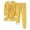 Yellow, variant on Wyzesi Booty Shorts Suit Sets Women Piece Outfits Warm Autumn and Winter Comfort Plus Thick Texture Slim Fit Base Coat Warm Suit Running Shorts Suit Women with Liner Women's Shorts Suit Inseam Cotton