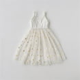 thumbnail image 7 of hengsof Daisy Print Mesh Dress for Toddlers Stylish Sleeveless Suspender Summer Dress Suitable for Children Aged 1-10, 7 of 7
