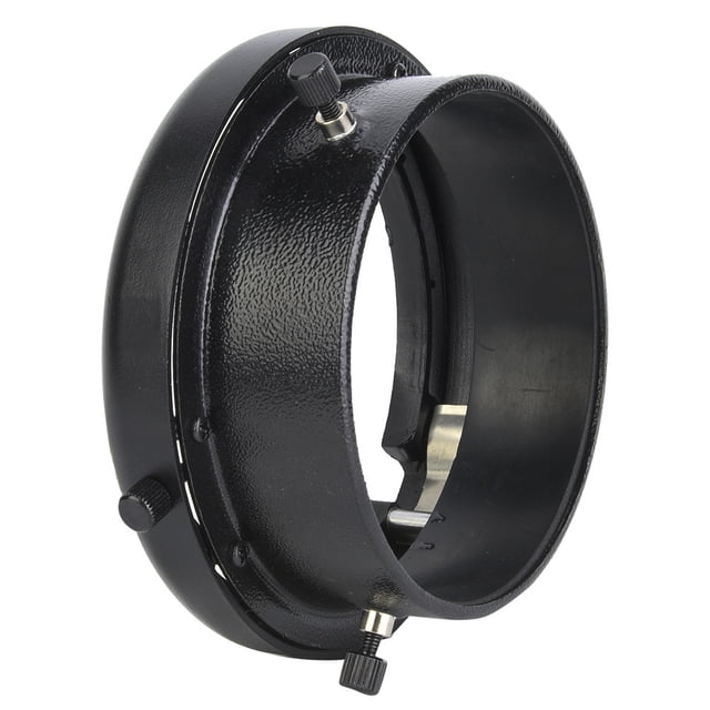 AMONIDA Camera Adapter Ring, Aluminum Alloy Stable Sturdy Durable Camera Light Mini Mounts For Mini Mount Inner Diameter 98mm, For Bowens Mount 101mm