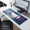 thumbnail image 4 of Game in Style with our Colorful Galaxy Design Mouse Pad - Large, Non-Slip, Stitched Edges (31.5x11.8 inches): Perfect for Desk & Keyboard, 4 of 7