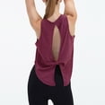 thumbnail image 5 of Daiosportswear Workout Tank Tops Open Back Yoga Exercise Shirts Tie Back Athletic Clothes for Women,Cover-Up for Women Red XL(XL), 5 of 8