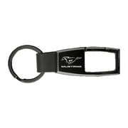 Ford Mustang Premier Carabiner Black Pearl Key Chain Fob Ring Official Licensed