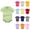 Gray, variant on Newborn Boys Girls Summer Solid Collared Short Sleeve Breathable Romper Casual Infant Home Bodysuit Wear