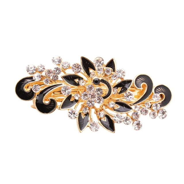 Accessoires pour Cheveux Épingle Version Coréenne Multi-Couches Rhinodrill Coiffe Horizontale Peinte