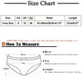 thumbnail image 2 of HUPOM Men'S Underwear Brief Underwear for Men Medium Waist Comfort Waist Solid Thong Panties Red One Size, 2 of 4