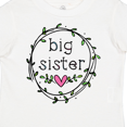 thumbnail image 4 of Inktastic Big Sister Leaves, Circle, Heart Girls Toddler T-Shirt, 4 of 5