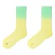 thumbnail image 2 of Calcetines de tubo para mujer y hombre, calcetines con degradado de , calcetines transpirables para de , Amarillo Amarillo verde Salvador Calcetines largos degradados, 2 of 10