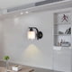 thumbnail image 4 of Aplique de pared 1 luz, accesorio de iluminación de pared moderno, luces de tocador de baño con lámpara de pared negra mate para espejo dormitorio cocina pasillo porche, 4 of 5