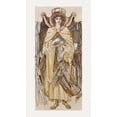 thumbnail image 2 of Burne–Jones, Edward 15x24 Black Ornate Wood Framed with Double Matting Museum Art Print Titled - The Angels of the Hierarchy-Seraphim, 2 of 4