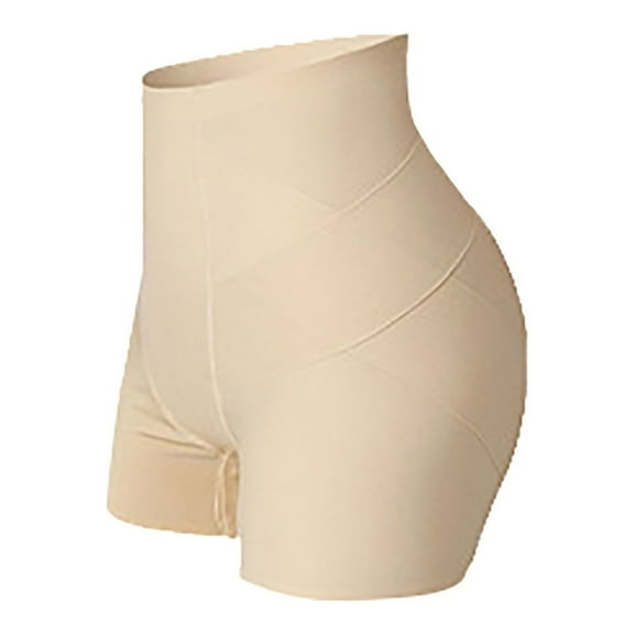 VISALY Seamless Penties Tummy Control Pantieswomen Boxer Shorts Plastic Pants Large Size High Waist Butt Lifting Pants Ladies Underwear Pants Breathable Panties Soft Pants for Women A L