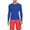 Blue, variant on Otqutp Boys Compression Shirt Kids Long Sleeve Athletic Undershirt Youth Quick Dry Base Layer Tops Summer Autumn Training Clothes