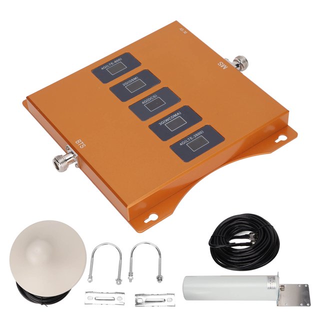 Amplificador de señal,Amplificador de señal para teléfono celular Adaptador de señal para teléfono celular Repetidor de señal para teléfono móvil Eficiencia óptima