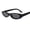 Black, variant on Womens Fashion Sunglasses UV400 Protection Small Frame Candy Color Plastic Frames High Strength Lenses Classic