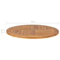 thumbnail image 4 of vidaXL Plateau de Table en Bois de Teck Massif Rond 2,5 cm 80 cm, 4 of 4