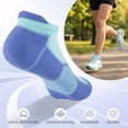 thumbnail image 4 of COOPLUS Women's Ankle Socks 10 Pairs, Cushioned Breathable Mesh Arch Support Low Cut Athletic Running Socks, 4 of 8