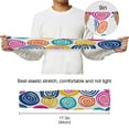 thumbnail image 6 of ALAZA Texture Circle UV Sun Protection Arm Sleeves UPF 50+ Compression Cooling Sleeve 1 Pair, 6 of 7